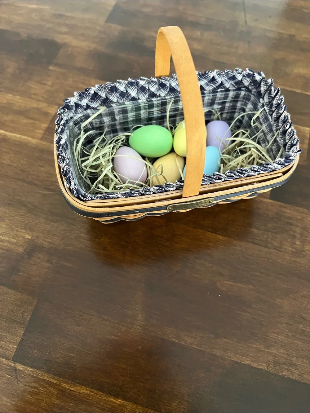 Longaberger JW Collection Miniature Easter Basket, 2003